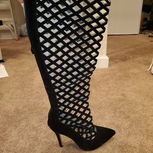 Black Fashion Boots